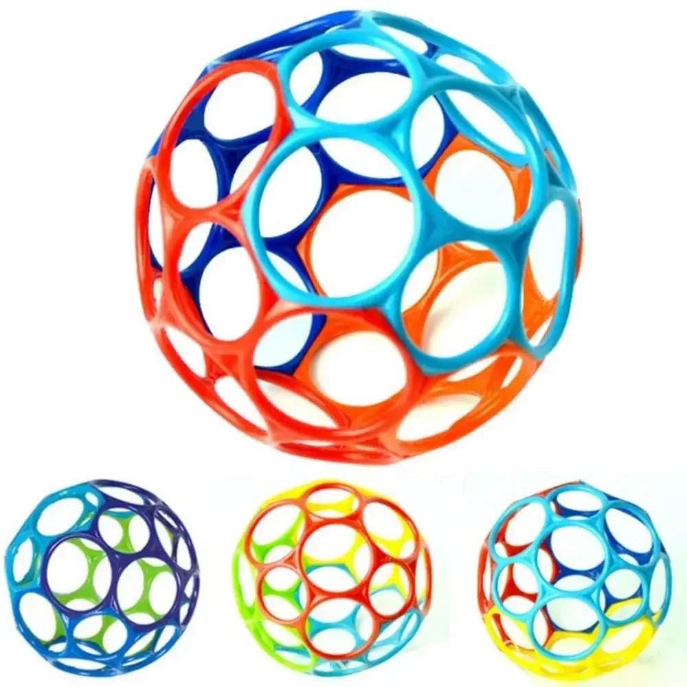 Baby Sensory Rattle Ball – Soft Grasping Teether Toy with Bell for Newborns