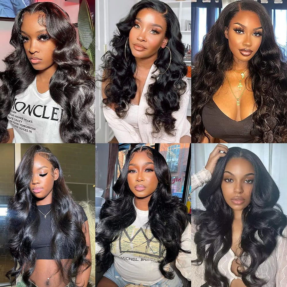 Thumbnail: Ombre Body Wave Brazilian Hair Bundles 1B/27 Color Remy Human Weave
