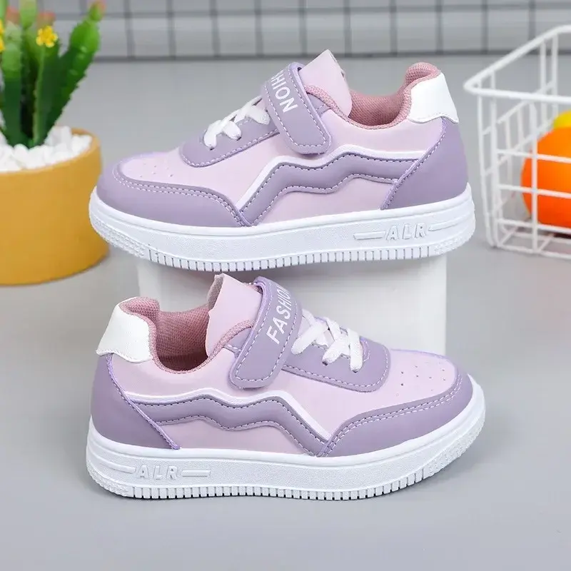 Girls Non Slip Casual Running Sneakers in Purple for Students