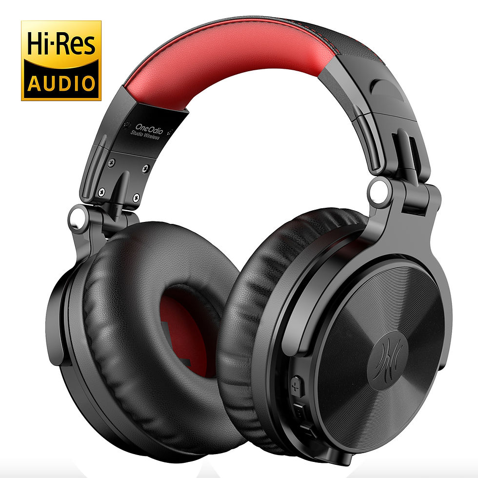 Thumbnail: Over Ear Bluetooth Headphones Long Battery Stereo Sound