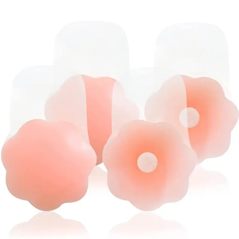 Thumbnail: 2PCS Silicone Push Up Invisible Bra Adhesive Nipple Cover Bra Lifter