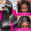 Thumbnail: 250% Density Glueless Straight 7x5/13x6 HD Lace Wig Human Hair