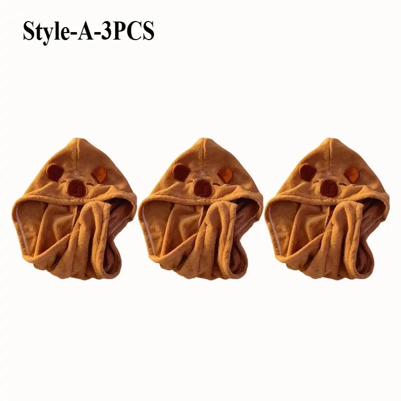 Thumbnail: Capybara Kawaii Plush Hair Drying Hat – Quick-Dry Towel Cap for Kids & Adults