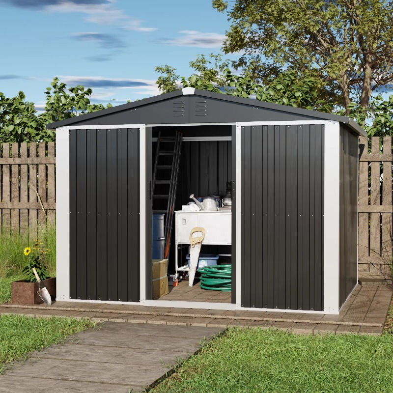 Thumbnail: Garden Multi-Functional Tool Room with Sliding Door