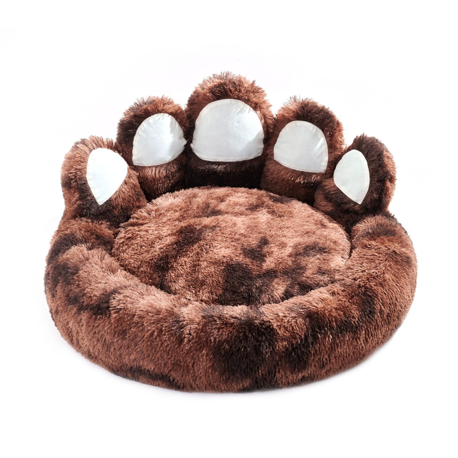 Paw-Shaped Dog Bed – Cozy Warm Cushion for Small Dogs