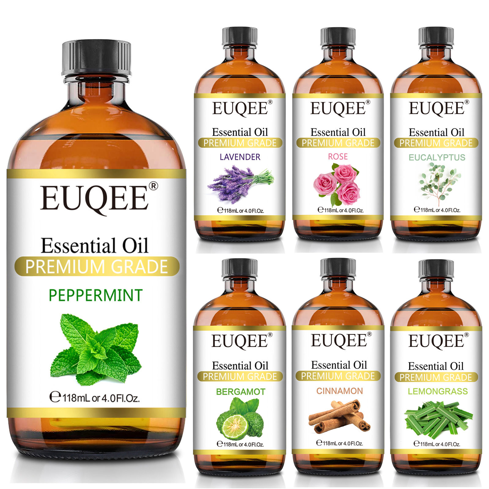 118ml Pure Essential Oil for Skin and Aromatherapy