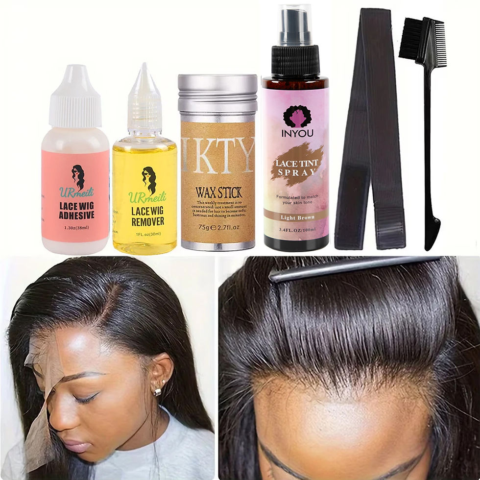 Thumbnail: 6pc Wig Glue Spray for Front Lace Wig Lace Melting Spray for Wigs Melting Spray