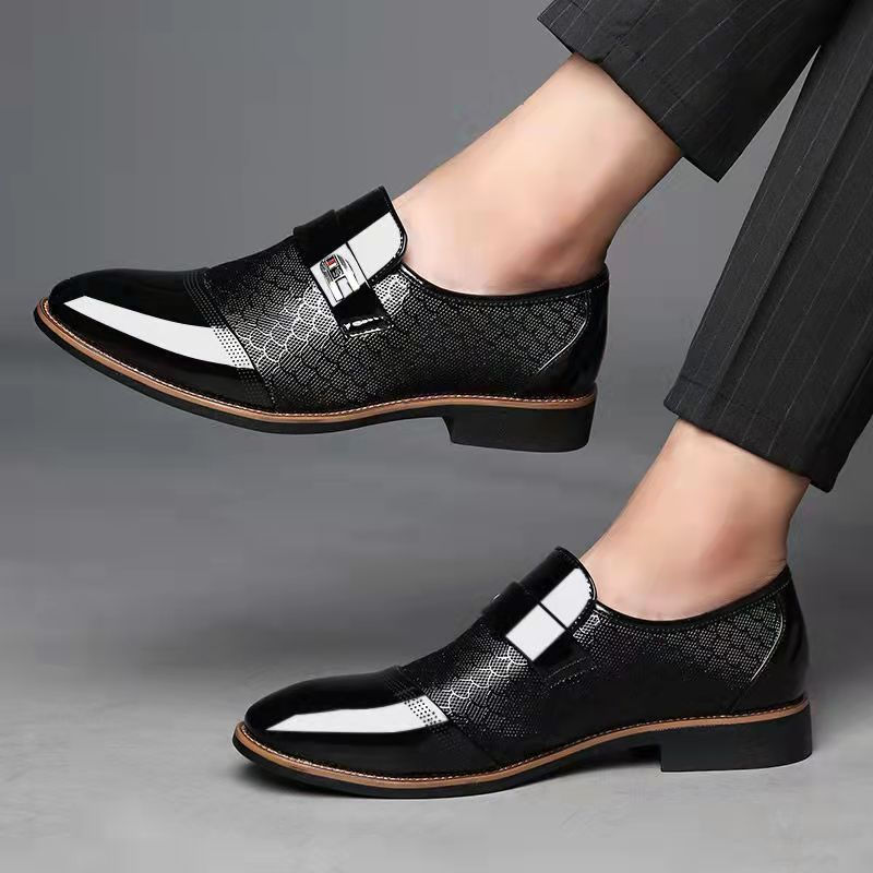 Thumbnail: Men's Lace Up Oxford Shoes For Wedding Business Nightclub And Breathable Comfort