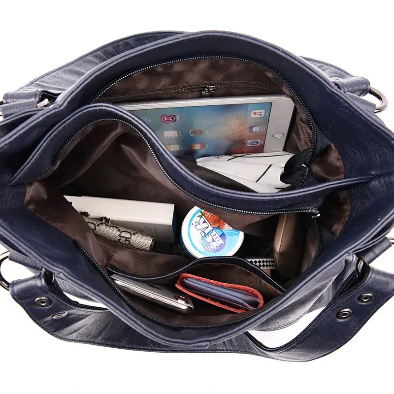 Thumbnail: Luxury Designer Handbags High Quality Soft Leather Hand Bags for Women