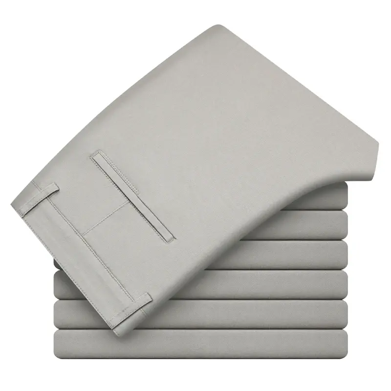 Thumbnail: Men's Slim Fit Cotton Pants – Casual Stretch Trousers for Autumn