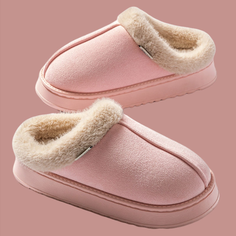 Thumbnail: Women’s Winter Slippers, Non-Slip Indoor House Shoes with Plush Fleece Lining