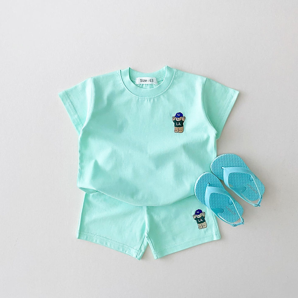 Thumbnail: 2pcs Baby Boys Short Sleeve Top & Bottom Outfit Set