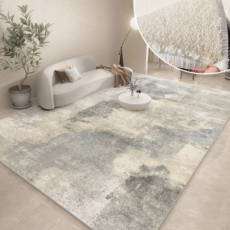 Thumbnail: Minimalist Faux Cashmere Carpet for Living Room Bedside Sofa