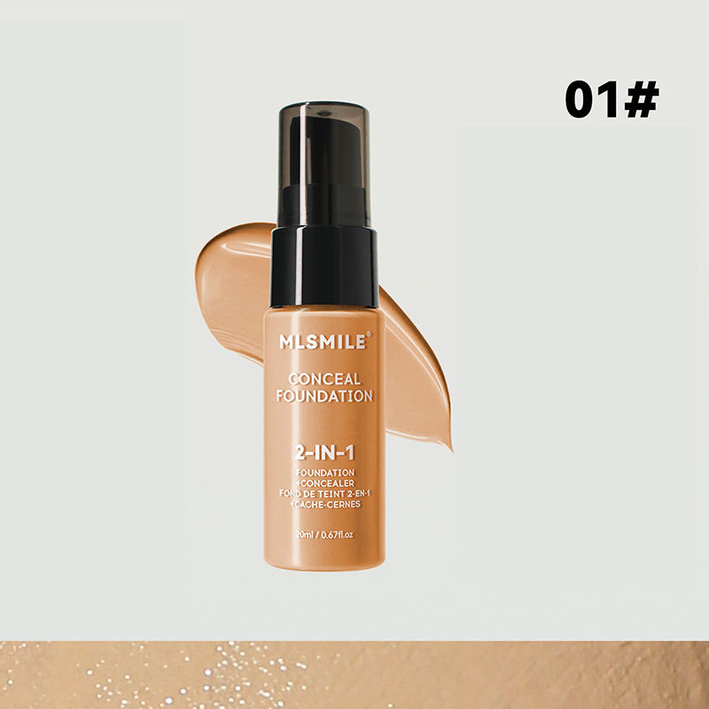 Thumbnail: Matte Liquid Foundation BB Cream with Waterproof Oil Control Concealer