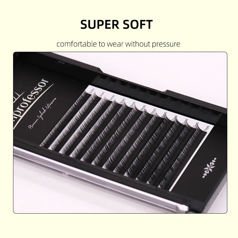 Thumbnail: Lashprofessor Soft Natural Volume Cashmere Matte Black Lashes B/L/M Curl