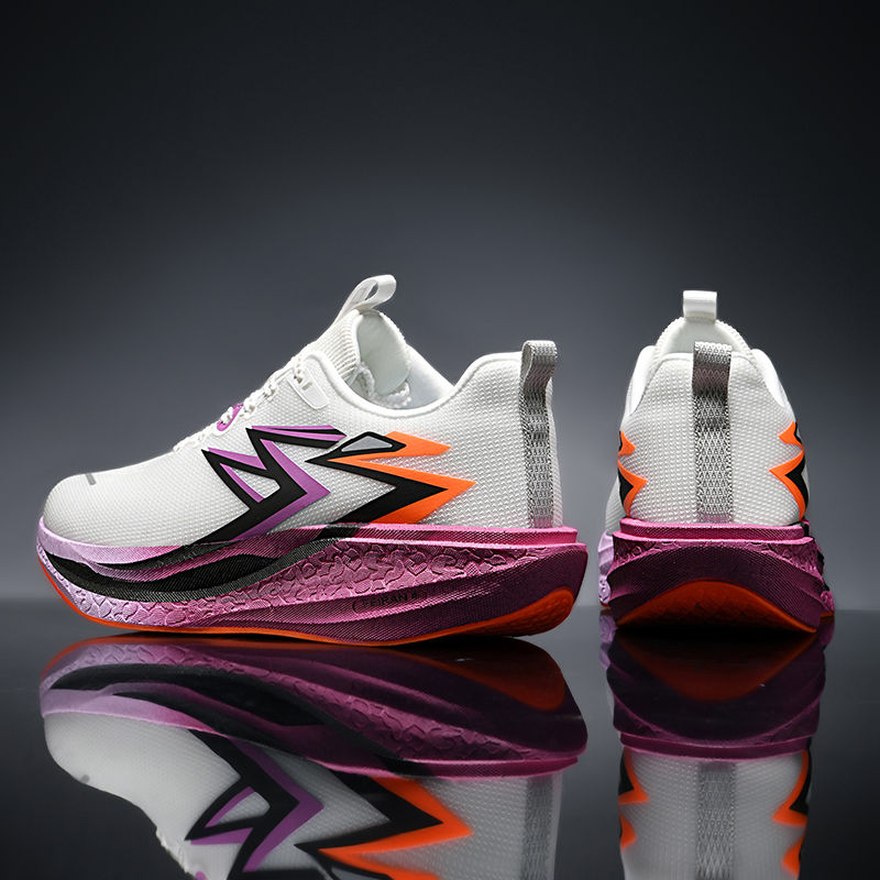 Thumbnail: Mens Womens Marathon Running Shoes Carbon Plate Lightweight Sports Sneakers