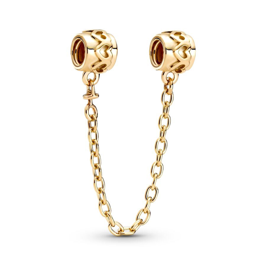 Thumbnail: Gold Lucky Heart Flower Dragon Snowflake Family Tree Charm Bead for Bracelet