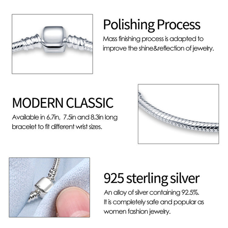Thumbnail: Elegant Sterling Silver Heart Bracelet with Double Layers Leaves Dog Paw Zircon