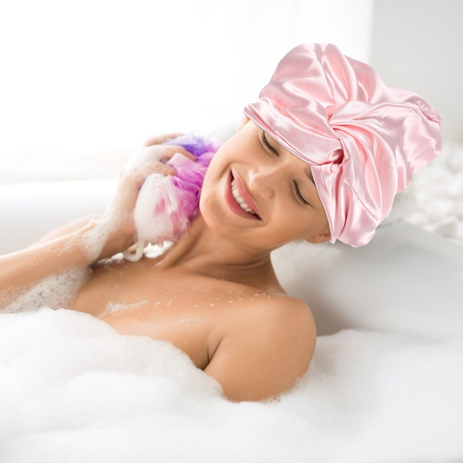 Silk Sleep Bonnet – Hair Wrap Cap for Women Night Protection