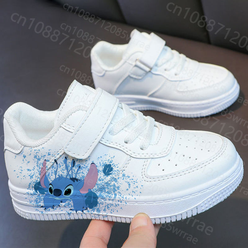 Thumbnail: Stitch Kids Casual Sneakers Boys Girls Running Basketball Outdoor Sport Shoes
