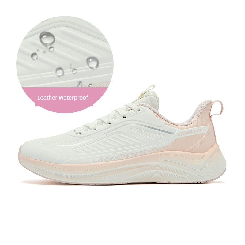 Thumbnail: Women Waterproof Leather Running Sneakers – Lightweight and Fashionable