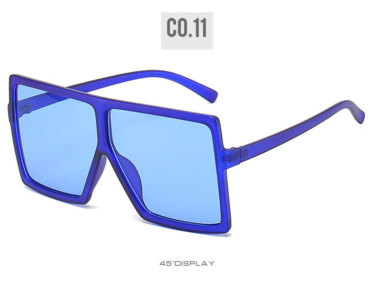 Thumbnail: Oversized Vintage Big Square One‑Piece Sunglasses