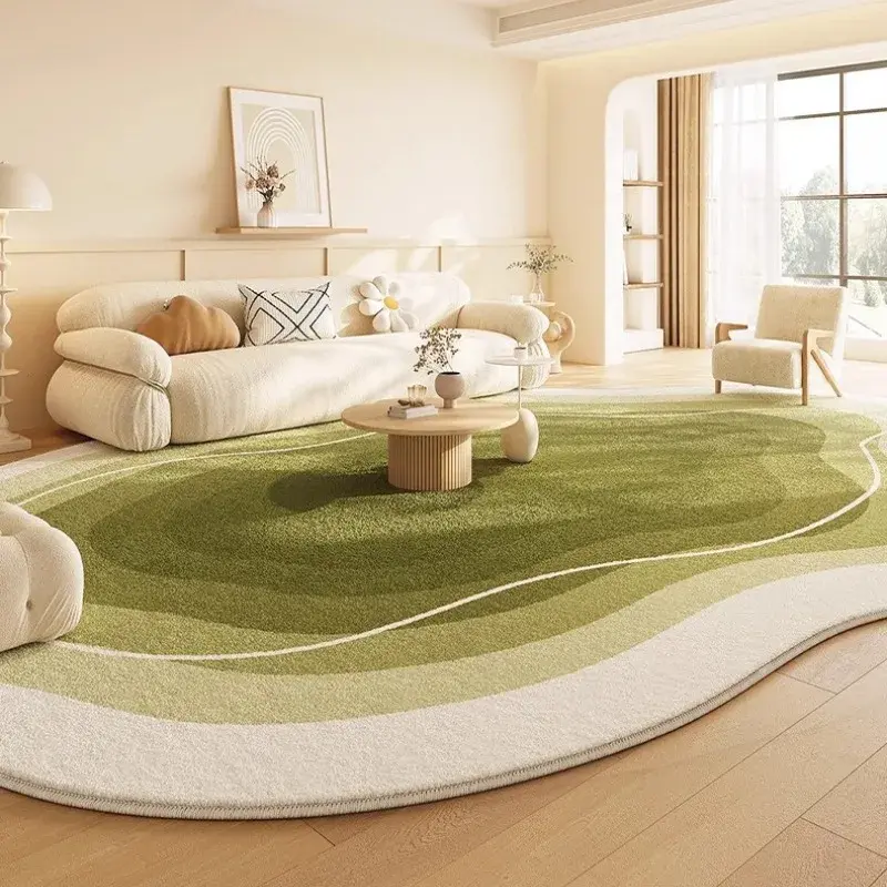 Thumbnail: Irregular Gradient Carpet – Soft Plush Rug for Living Room & Bedroom