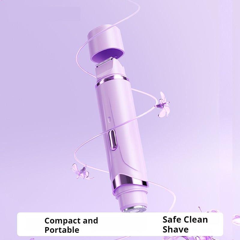 Thumbnail: Rechargeable Women’s Double-Head Electric Shaver&Body Epilator with Fast Charger