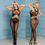 Thumbnail: Women’s Sexy Fishnet Mesh Crotchless Bodystocking Bodysuit with Cross Back