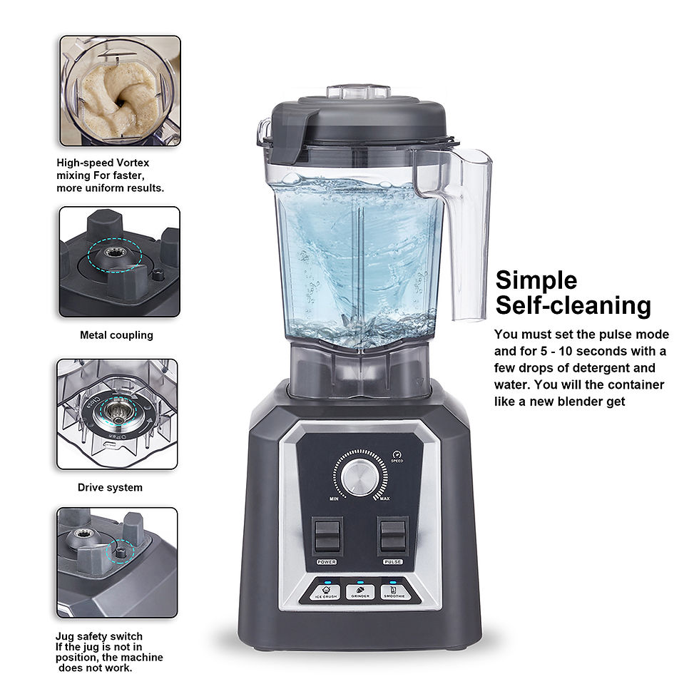 Thumbnail: Automatic Professional Kitchen Smoothie Blender with 2L BPA‑Free Jar