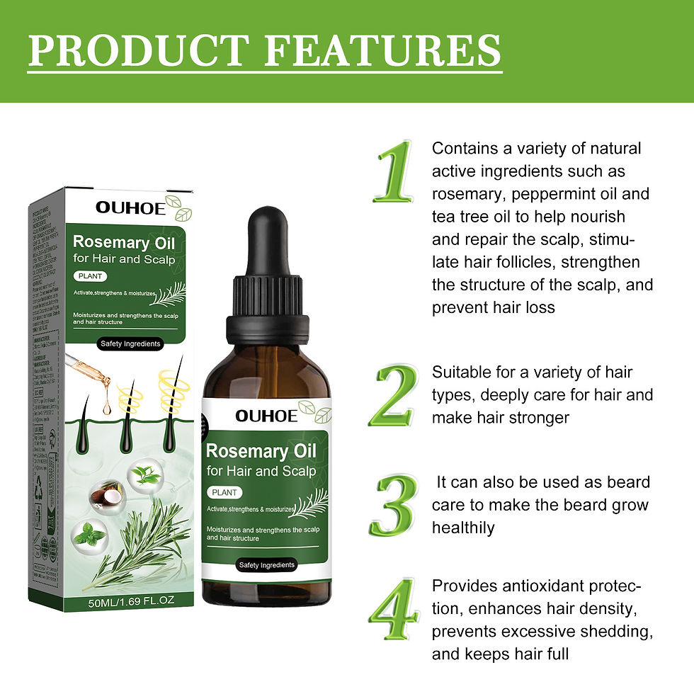 Thumbnail: Rosemary Hair Growth Oil with Mint Hair Strengthening Treatment