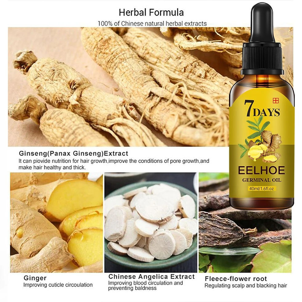 Thumbnail: Ginger Hair Growth Serum Fast Growing Hair Oil for Men and Women