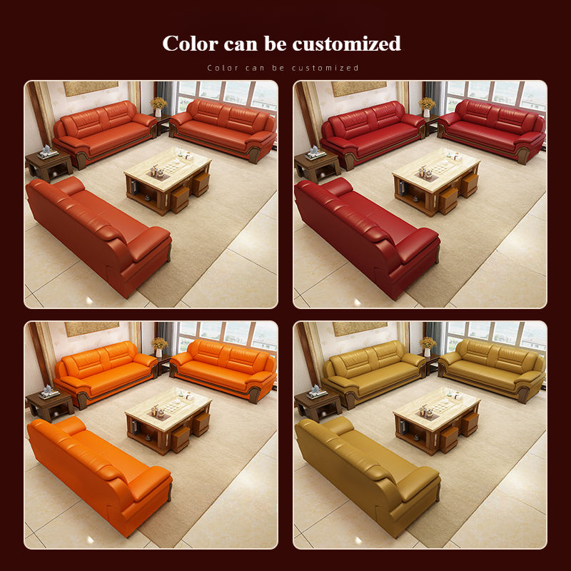 Thumbnail: Nordic Minimalist Sofa Set with Recliner, Modern U-Shaped Living Room Furniture