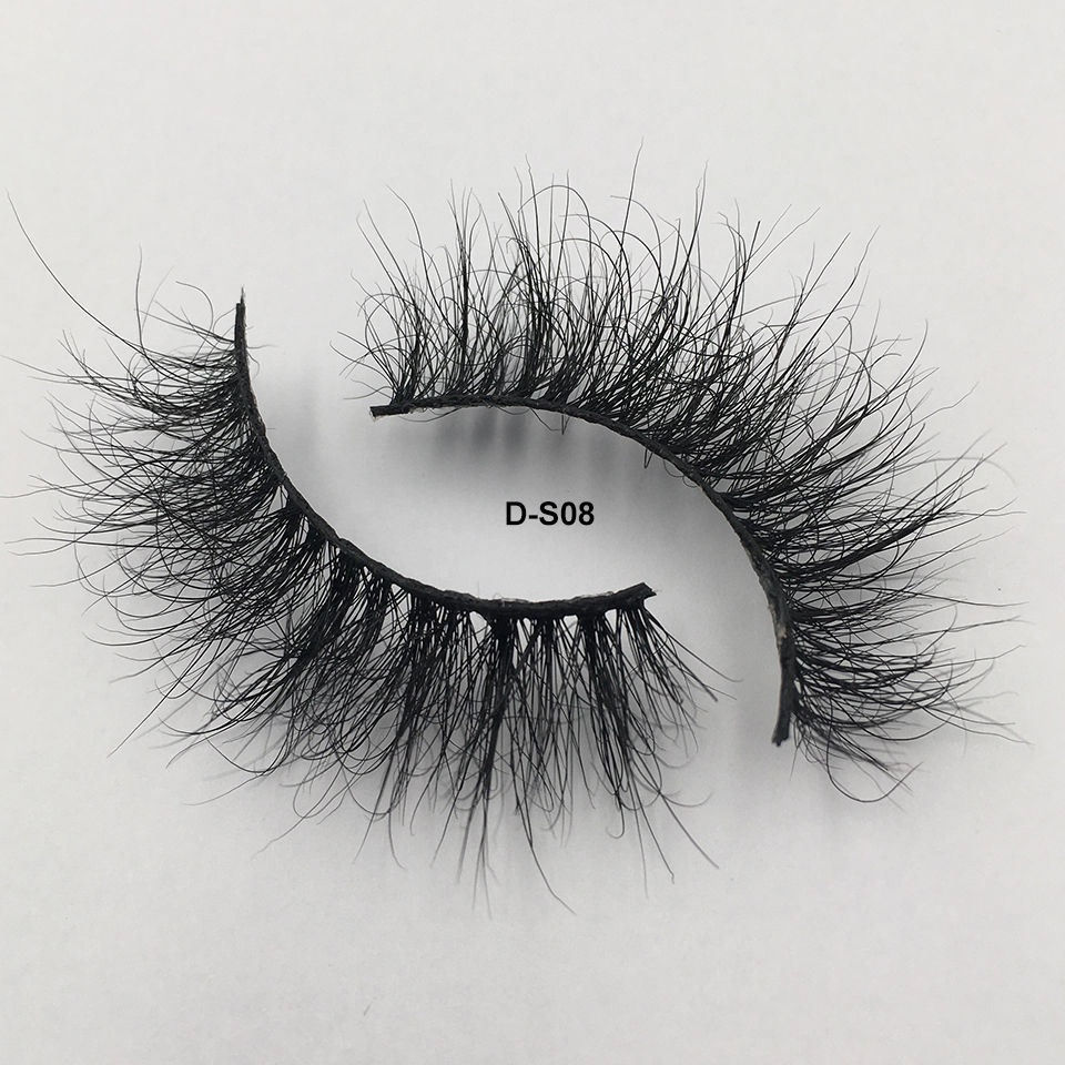 Thumbnail: Fluffy 3D Mink Style Full Strip False Lashes