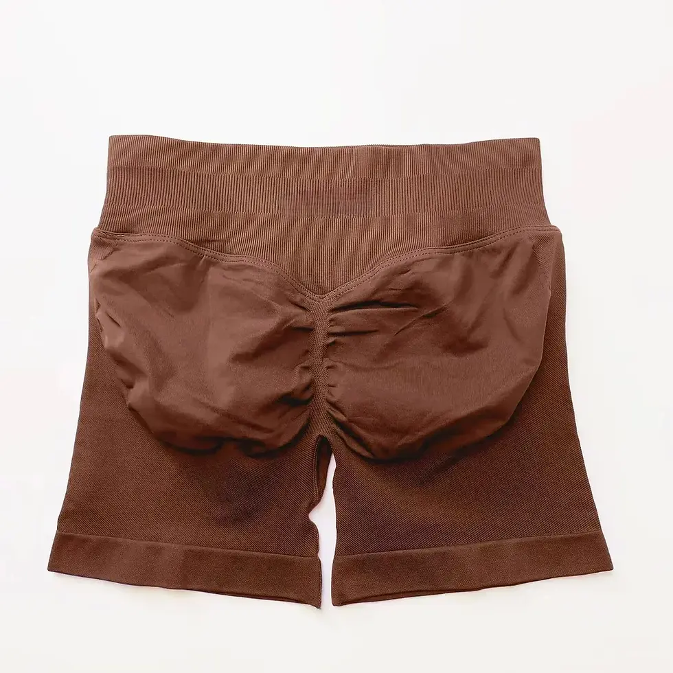 Thumbnail: High Waist Hip Lift Yoga Shorts for Women with Thin Elastic Fit