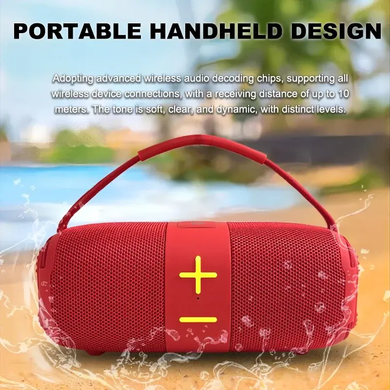 Thumbnail: 50W Portable Bluetooth Speaker High Power Wireless Column for PC and Outdoor