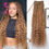 Thumbnail: Boho Box Braids Crochet Human Hair with Curly Ends – Color 27/30