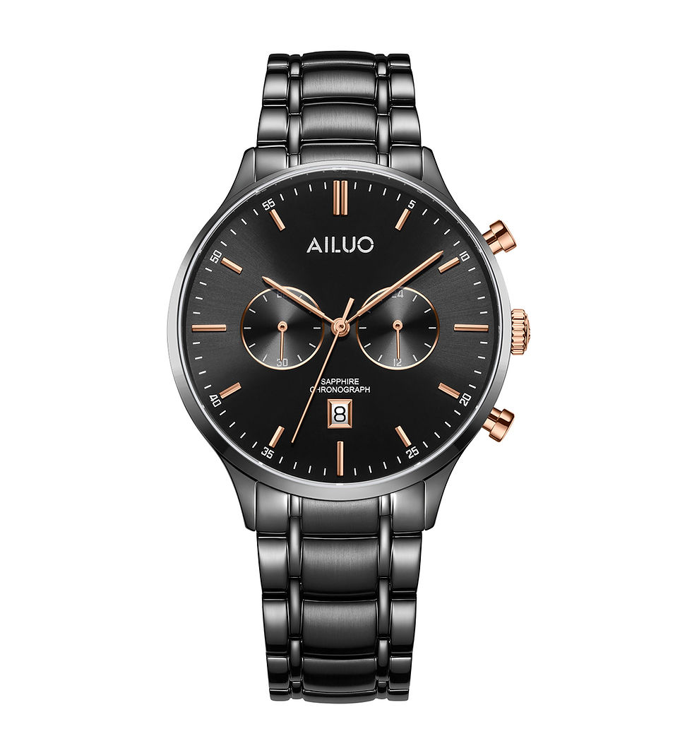 Thumbnail: Montre Luxury Quartz Wrist Watch for Men – Elegant Leather Band