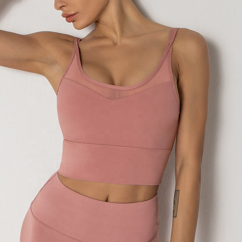 Thumbnail: Women’s Cross‑Back High‑Impact Sports Bra Yoga Gym Top