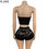 Thumbnail: Sexy Letter Print Two Piece Sets Women Off Shoulder Backless Crop Top
