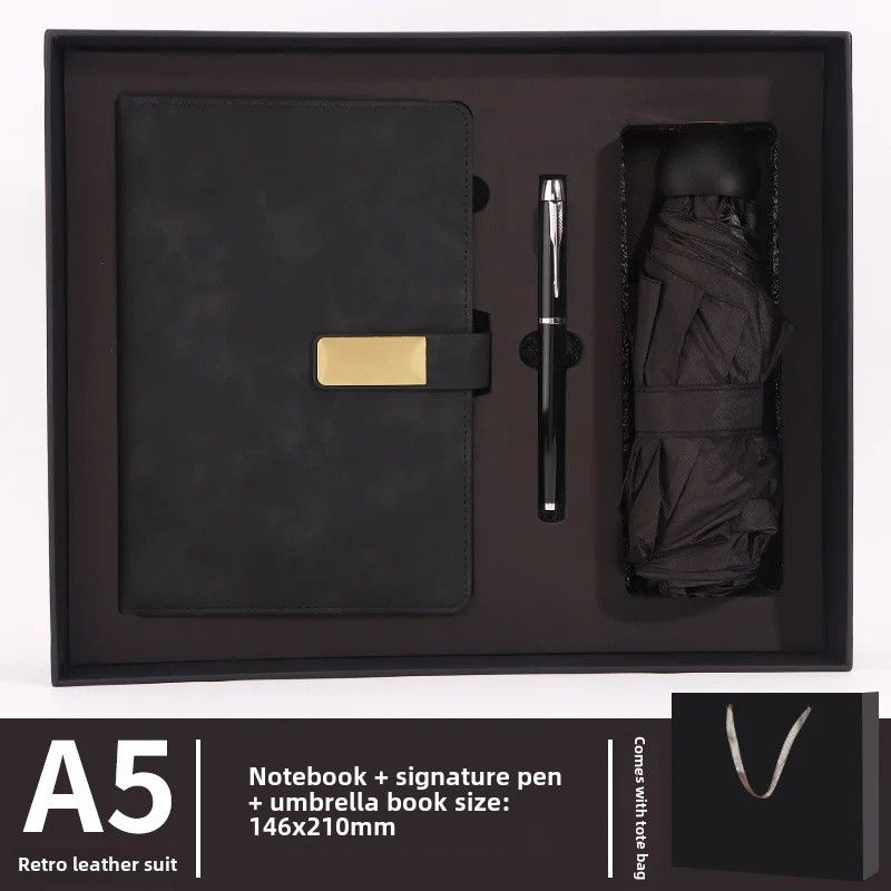 Thumbnail: Luxury Customized Business Notebook – Logo Engraving with High-End Gift Box
