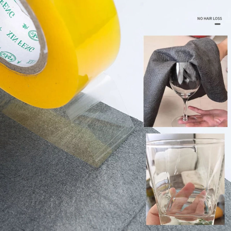 Thumbnail: Magic Glass Cleaning Cloth Thickened No-Watermark Reusable Wiping Towel