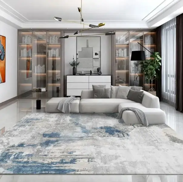 Thumbnail: Modern Nordic Soft Lounge Rug for Living Room and Bedroom