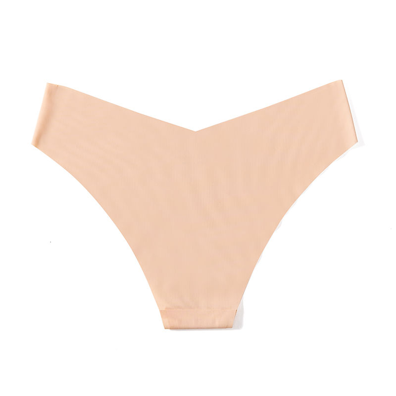 Thumbnail: TrowBridge 3pcs Women’s Seamless V-Cut Low-Rise Panties Lingerie Set