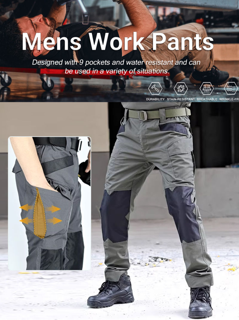 Thumbnail: Men's Slim Fit Bamboo Pants – Calf-Length, Fleece-Lined, Smart Casual Wear