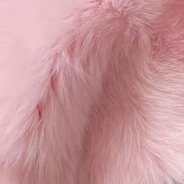 Thumbnail: Women’s Short Faux Fur Coat with Turn‑Down Collar – Thick Y2K Winter Style