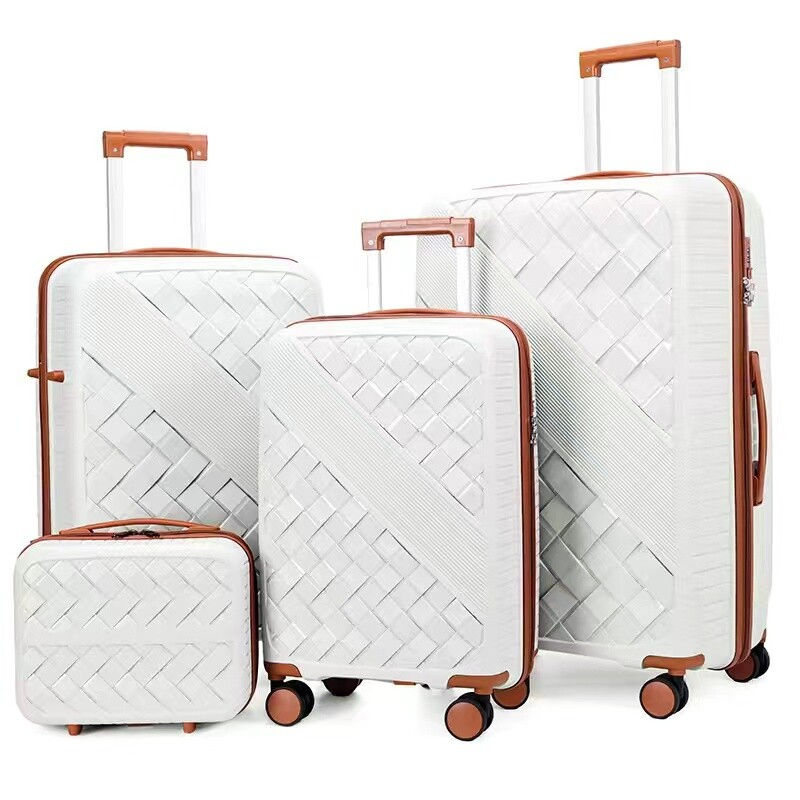 Thumbnail: 4 Piece ABS Spinner Luggage Set with TSA Lock – 28" Travel Suitcases