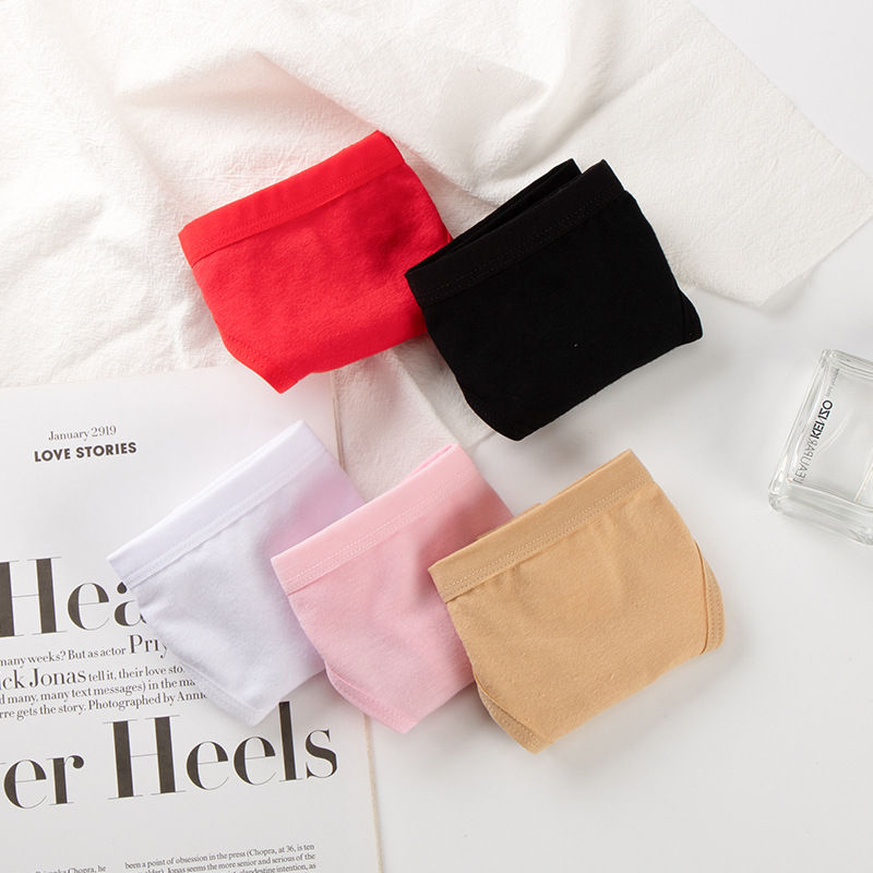 Thumbnail: 4-Pack Cotton Thong Panties – Low-Rise Seamless Underwear for Women