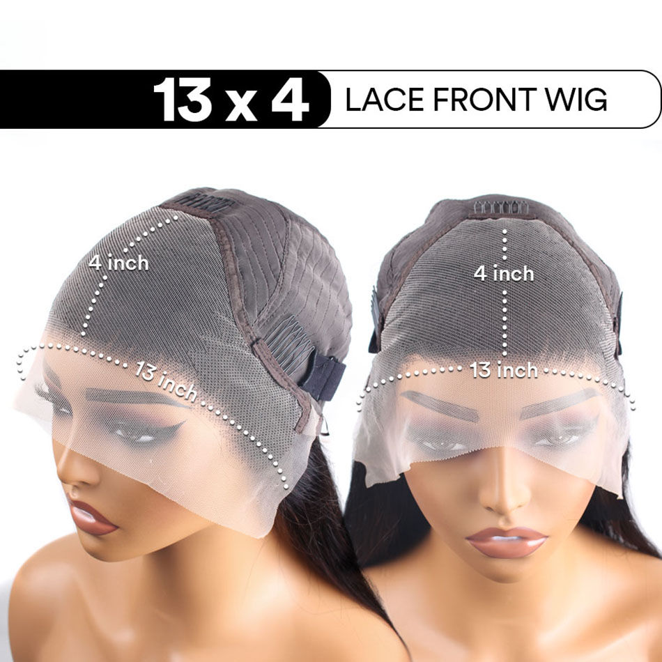 Thumbnail: Curly Orange Ginger Lace Wig 13x6 HD Deep Wave – 36 Inches