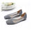 Thumbnail: Breathable Mesh Flat Shoes for Women with Knitted Upper and Anti Slip Sole